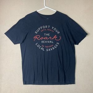 The Roark Revival Shirt‎ Mens Extra Large Black Short Sleeve Tee Adult